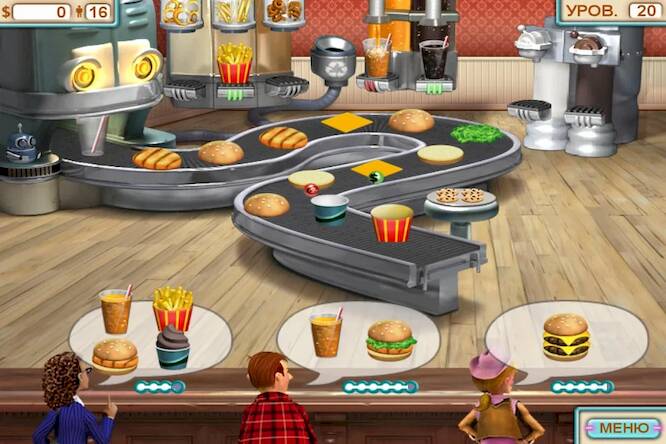 Скачать Burger Shop (Взлом открыто все) версия 1.7.2 apk на Андроид