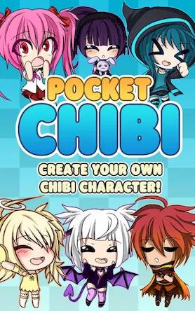 Скачать Pocket Chibi - Anime Dress Up (Взлом открыто все) версия 2.6.1 apk на Андроид