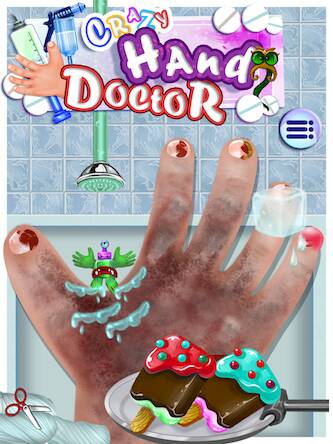 Скачать Crazy Hand Nail Doctor Surgery (Взлом на деньги) версия 0.1.4 apk на Андроид