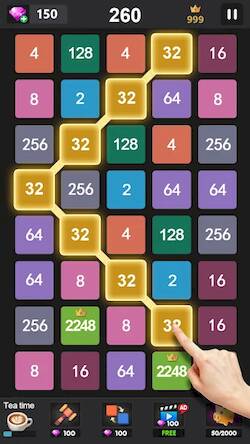 Скачать 2248-2048 головоломки (Взлом открыто все) версия 1.5.1 apk на Андроид