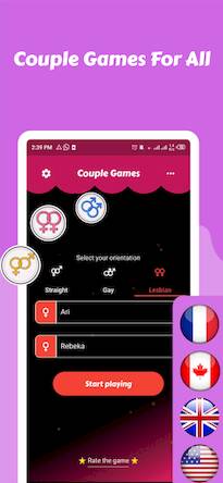 Скачать Couple Games for Lovers (Взлом на монеты) версия 0.6.8 apk на Андроид