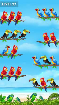 Скачать Bird Sort Color Puzzle Game 3D (Взлом открыто все) версия 2.7.1 apk на Андроид
