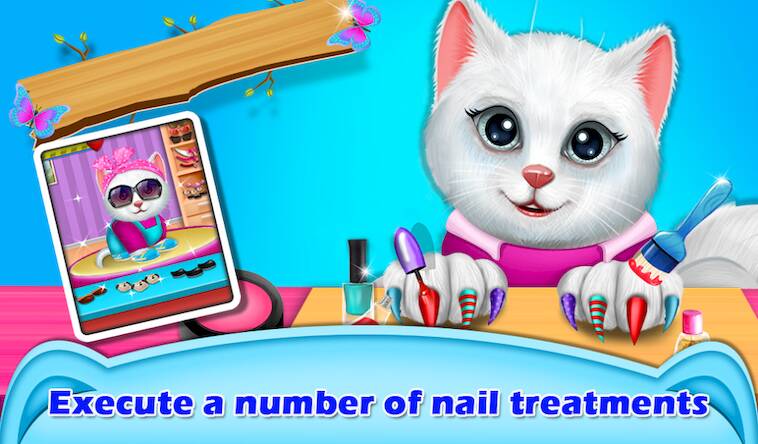Скачать My Kitty Salon Makeover Games (Взлом на деньги) версия 0.4.6 apk на Андроид