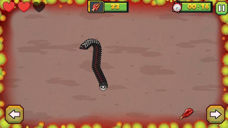 Скачать The Snake Skeletone Worms Game (Взлом открыто все) версия 2.4.8 apk на Андроид
