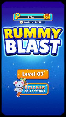 Скачать Rummy Blast Offline (Взлом открыто все) версия 0.1.7 apk на Андроид
