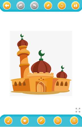 Скачать Islamic mosque coloring (Взлом на деньги) версия 1.6.6 apk на Андроид