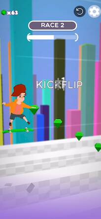 Скачать Skater Racing 3D (Взлом на монеты) версия 2.8.4 apk на Андроид