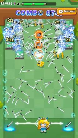 Скачать Throwing Weapons:Pinball game (Взлом на монеты) версия 1.7.5 apk на Андроид