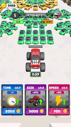 Скачать Monster Car Demolish (Взлом на деньги) версия 0.7.5 apk на Андроид