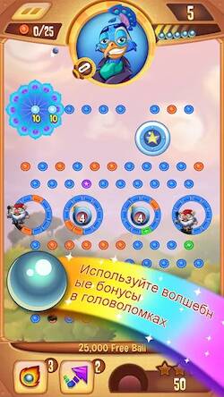 Скачать Peggle Blast (Взлом на деньги) версия 1.2.2 apk на Андроид