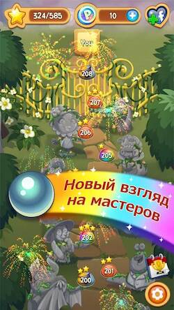 Скачать Peggle Blast (Взлом на деньги) версия 1.2.2 apk на Андроид