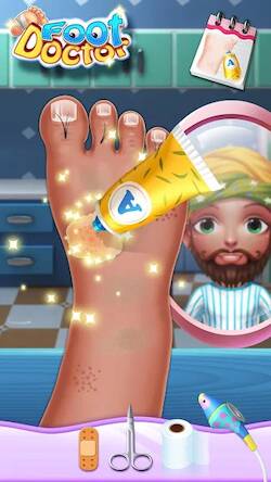 Скачать ноги врач - Hospital games (Взлом на монеты) версия 2.1.9 apk на Андроид