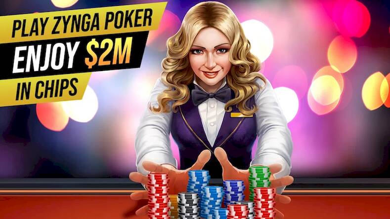 Скачать Zynga Poker ™  (Взлом открыто все) версия 1.2.5 apk на Андроид