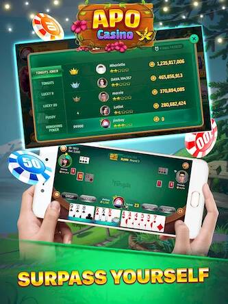 Скачать Apo Casino - Tongits 777 Slots (Взлом открыто все) версия 1.9.6 apk на Андроид