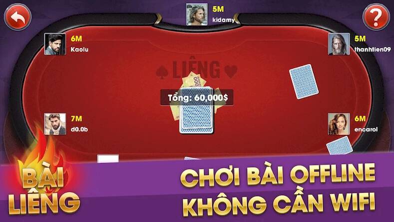 Скачать Liêng - Cào Tố - 3 Cây (Взлом на монеты) версия 0.2.9 apk на Андроид