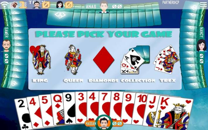 Скачать Golden Card Games Tarneeb Trix (Взлом открыто все) версия 1.7.4 apk на Андроид