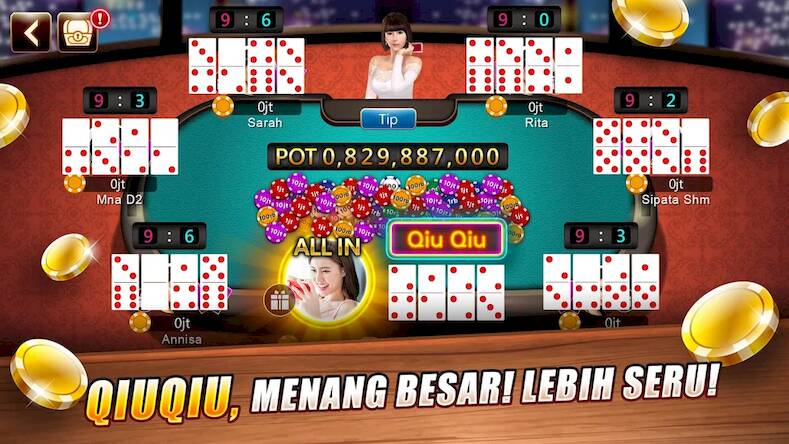 Скачать LUXY Domino Gaple QiuQiu Poker (Взлом на монеты) версия 0.3.2 apk на Андроид