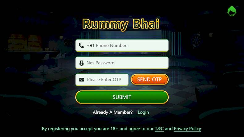 Скачать Rummy Bhai: Online Card Game (Взлом на монеты) версия 0.5.8 apk на Андроид