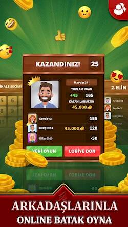 Скачать Batak Online HD - Canlı Batak (Взлом на монеты) версия 2.6.7 apk на Андроид
