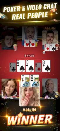 Скачать PokerGaga: Texas Holdem Live (Взлом на монеты) версия 2.9.7 apk на Андроид