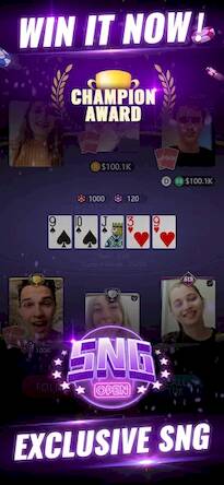 Скачать PokerGaga: Texas Holdem Live (Взлом на монеты) версия 2.9.7 apk на Андроид