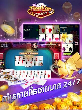 Скачать Tien len Casino - Kla Klouk, L (Взлом на деньги) версия 1.8.6 apk на Андроид