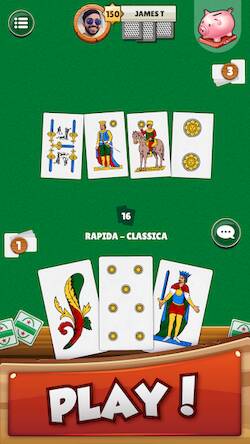 Скачать Scopa - Italian Card Game (Взлом на монеты) версия 0.5.9 apk на Андроид