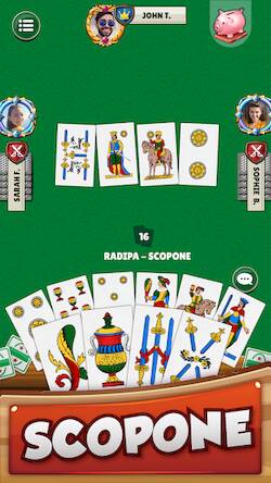 Скачать Scopa - Italian Card Game (Взлом на монеты) версия 0.5.9 apk на Андроид