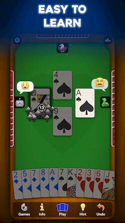 Скачать Hearts: Card Game (Взлом открыто все) версия 1.8.9 apk на Андроид