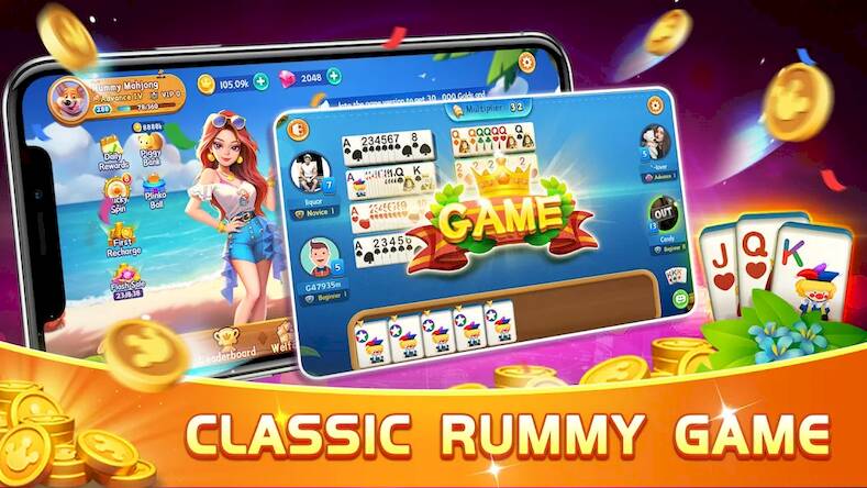 Скачать Rummy Mahjong - Online Lami (Взлом на деньги) версия 1.6.5 apk на Андроид