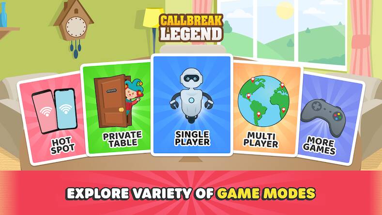 Скачать Callbreak Legend by Bhoos (Взлом открыто все) версия 0.6.9 apk на Андроид