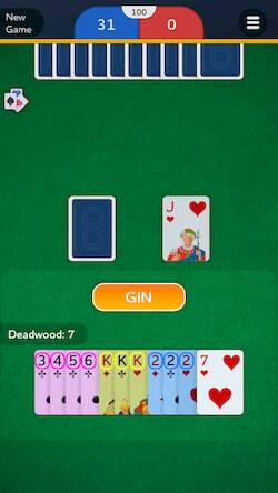 Скачать Gin Rummy - Classic Card Game (Взлом на деньги) версия 1.3.1 apk на Андроид