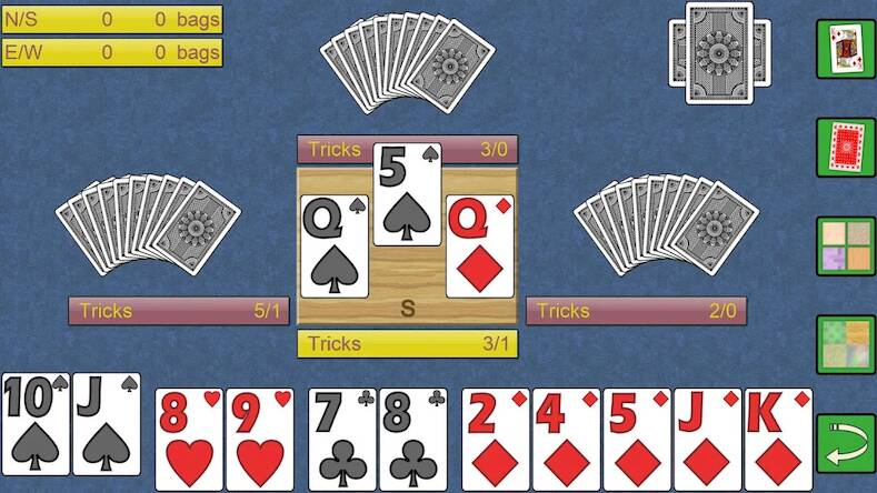 Скачать Spades V+, spades card game (Взлом на монеты) версия 2.7.3 apk на Андроид