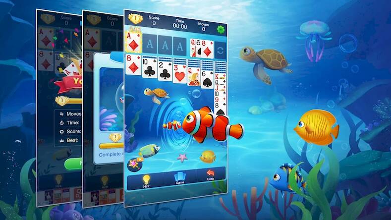 Скачать Пасьянс Рыбы (Взлом на деньги) версия 1.2.8 apk на Андроид