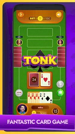 Скачать Tonk - Classic Card Game (Взлом на деньги) версия 1.4.7 apk на Андроид