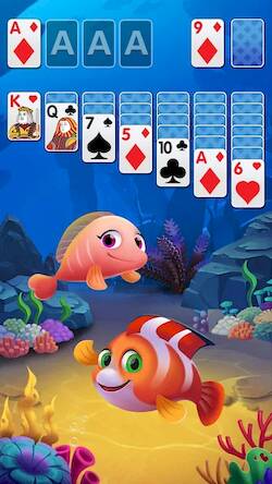 Скачать Solitaire Fish Klondike Card (Взлом открыто все) версия 1.9.5 apk на Андроид