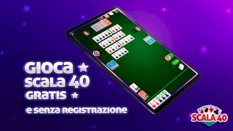 Скачать Scala 40 Online - Gioco Carte (Взлом на деньги) версия 1.3.5 apk на Андроид