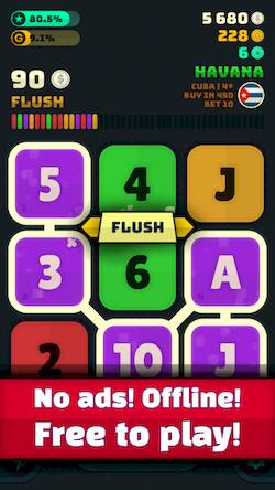 Скачать Merge Poker (Взлом на монеты) версия 2.2.1 apk на Андроид