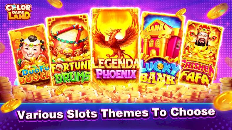 Скачать Color Game Land-Tongits, Slots (Взлом на деньги) версия 0.7.3 apk на Андроид