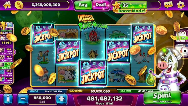 Скачать Jackpot Party Игровые Автоматы (Взлом на деньги) версия 2.9.5 apk на Андроид