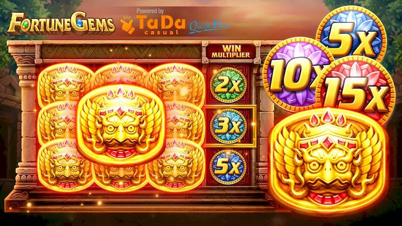 Скачать Slot Fortune Gems - TaDa Games (Взлом на монеты) версия 1.1.8 apk на Андроид