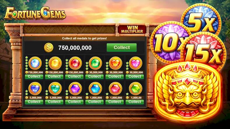 Скачать Slot Fortune Gems - TaDa Games (Взлом на монеты) версия 1.1.8 apk на Андроид