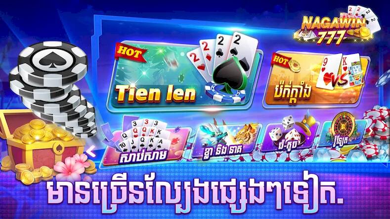 Скачать Naga Win 777 - Tien len Casino (Взлом открыто все) версия 2.4.7 apk на Андроид