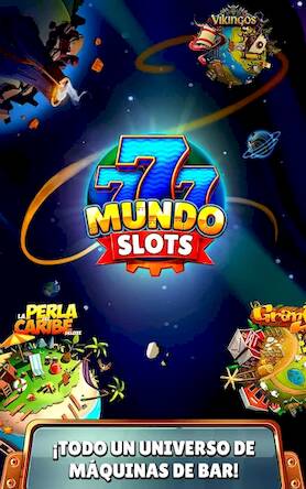 Скачать Mundo Slots - Tragaperras Bar (Взлом на деньги) версия 0.1.7 apk на Андроид