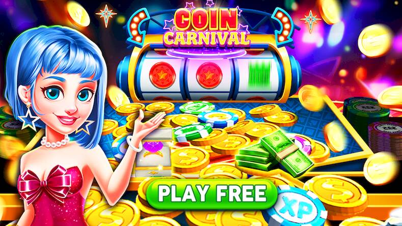Скачать Coin Carnival Cash Pusher Game (Взлом на монеты) версия 0.9.9 apk на Андроид