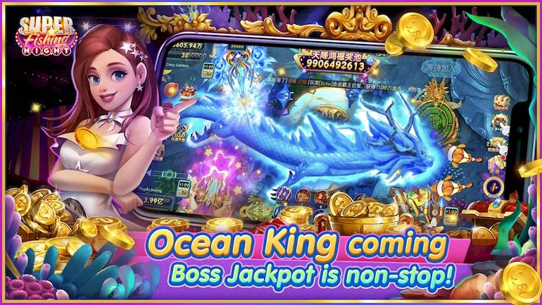 Скачать SuperFishing Casino- Slots 777 (Взлом на монеты) версия 0.8.2 apk на Андроид