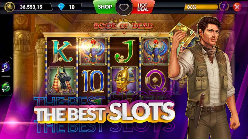 Скачать SpinArena Online Casino Slots (Взлом на деньги) версия 2.8.7 apk на Андроид