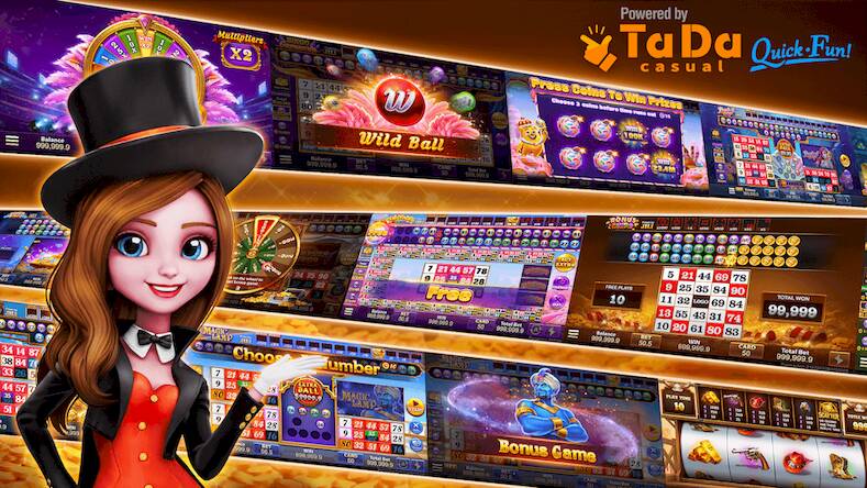 Скачать Bônus Bingo Casino-TaDa Games (Взлом на монеты) версия 1.5.4 apk на Андроид