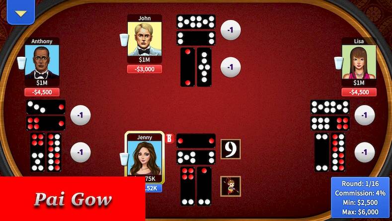 Скачать Pai Gow Online - Chinese Poker (Взлом на деньги) версия 1.3.2 apk на Андроид
