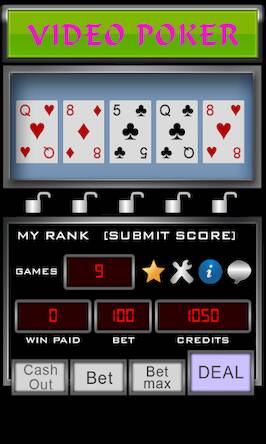 Скачать Video Poker (Взлом на монеты) версия 2.6.3 apk на Андроид
